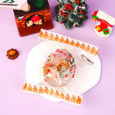 Pawtoto Christmas Clear Egg (Gingerbread Man Stitched Trim) Stress Relief Toys Squishy Stressball