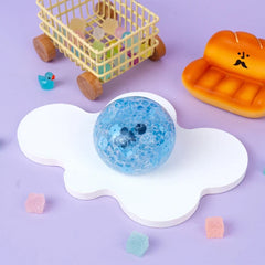 Pawtoto Blueberry Flower Mist Ball Squishy Toy Handmade Creamy Clay Feel Soft Quick Rebound