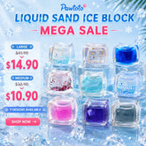 Pawtoto Liquid Sand Ice Block Series Squishy Food Grade Silicon Water Feel Medium Softness Quick Rebound