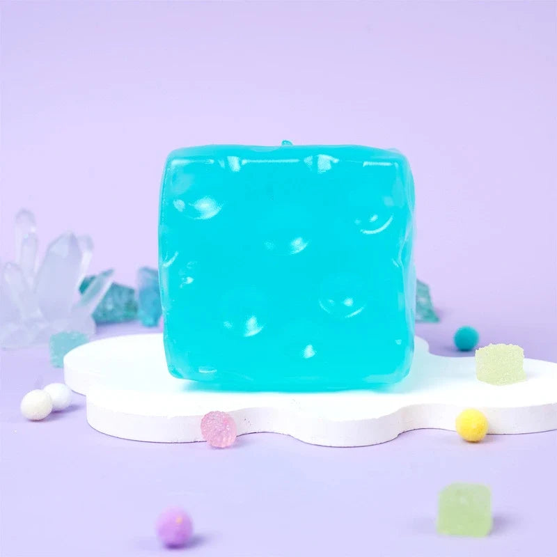 Pawtoto Big Cheese Squishy Toy Handmade Food Grade Silicon Creamy Clay Feel Soft Quick Rebound