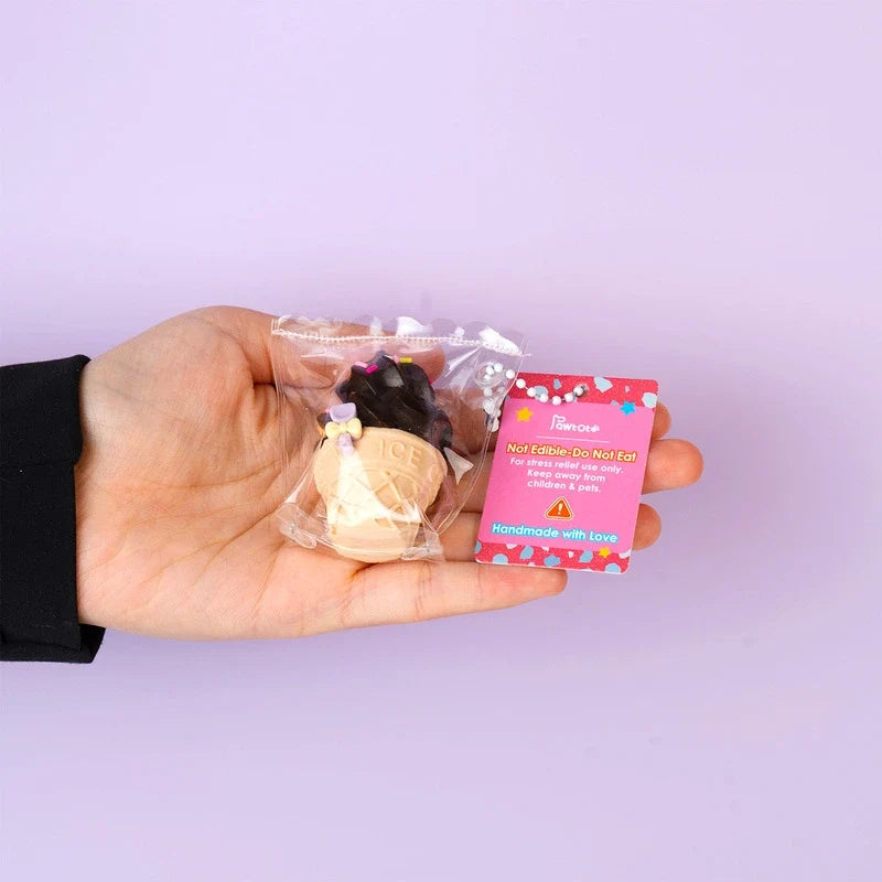Pawtoto Mini Ice Cream Stress Relief Toys Squishy Stressball