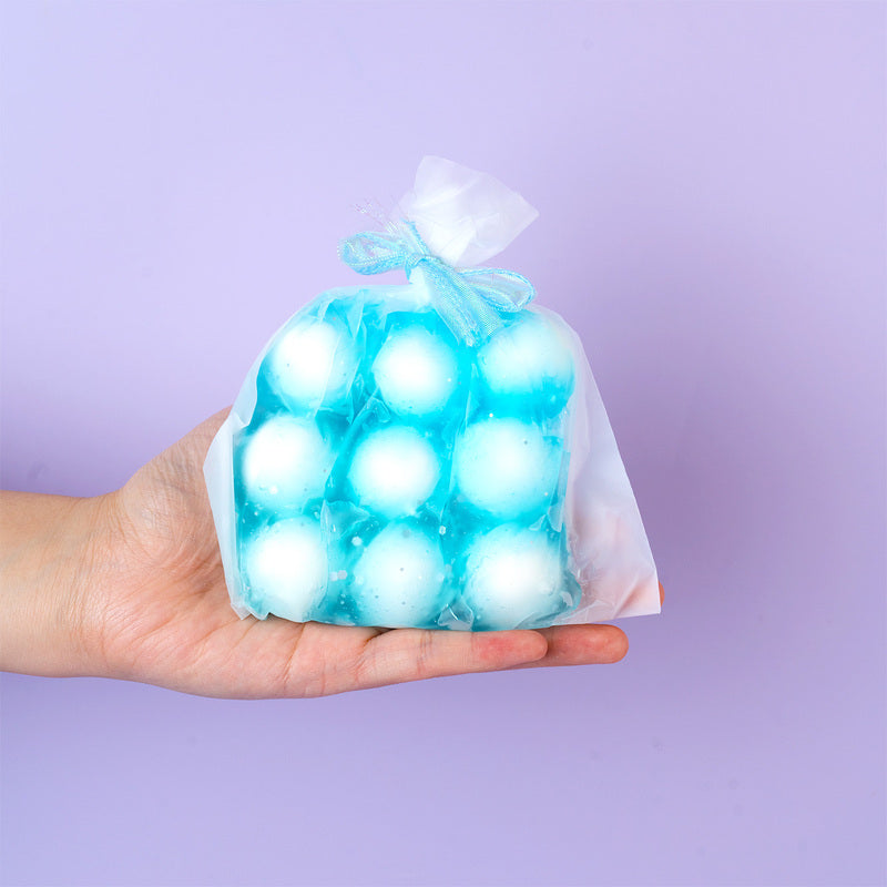Pawtoto 9-Grid Squishy Bag Series Squishy Toy Handmade TPR Medium Soft