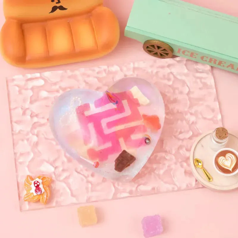 Pawtoto Labyrinth of Love Squishy Toy Handmade Food Grade Silicon Creamy Clay Feel Soft Quick Rebound