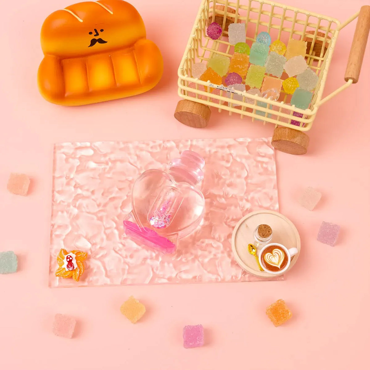 Pawtoto Aurora Clear Wishing Bottle Squishy Toy Handmade Food Grade Silicon Creamy Clay Feel Soft Quick Rebound