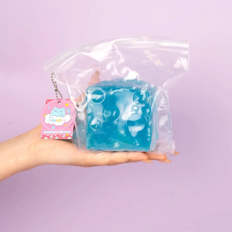 Pawtoto Big Cheese Squishy Toy Handmade Food Grade Silicon Creamy Clay Feel Soft Quick Rebound