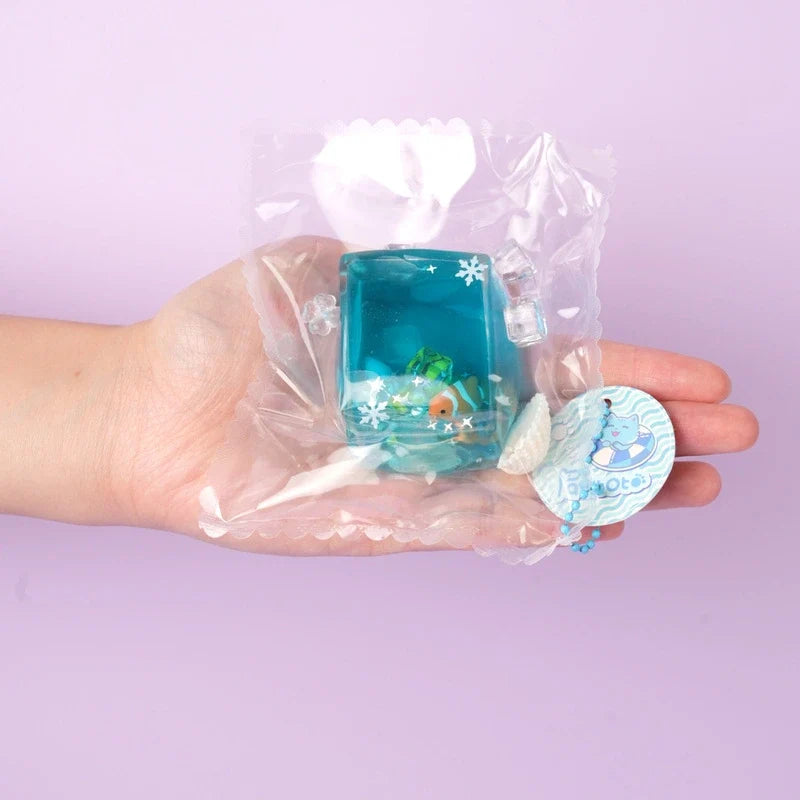 Pawtoto Arctic Square Bubble Ball Squishy Toy Handmade  Creamy Clay Feel Soft Quick Rebound