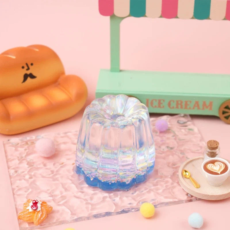 Pawtoto Aurora Canelé Squishy Toy Handmade Food Grade Silicon Creamy Clay Feel Soft Quick Rebound