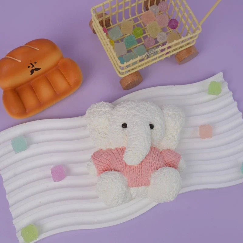 Pawtoto Cute Animals Squishy Toy Handmade Food Grade Silicon Creamy Clay Feel Medium Soft Medium Rebound