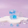 Pawtoto Little Bear Bobo Ball Blue Squishy Toy Handmade Food Grade Silicon Creamy Clay Feel Soft Quick Rebound