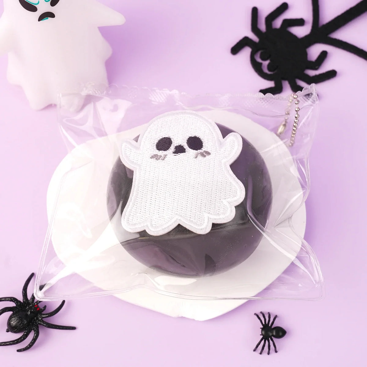 Pawtoto Halloween Black Water Ball (Ghost Charm) Stress Relief Toys Squishy Stressball