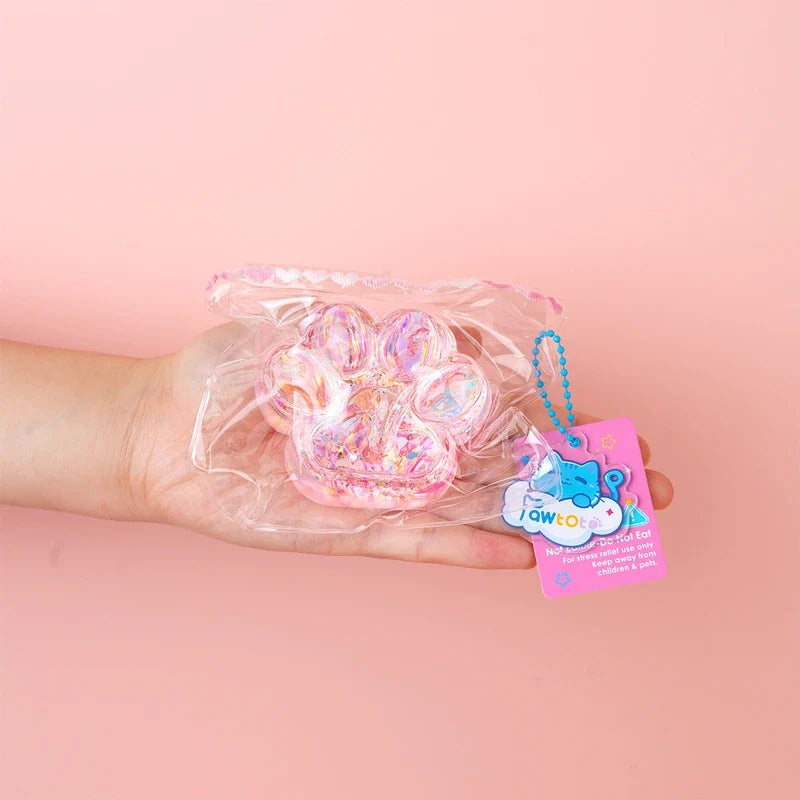 Pawtoto Aurora Cat Paw Series Squishy Toy Handmade Food Grade Silicon Creamy Clay Feel Soft Quick Rebound
