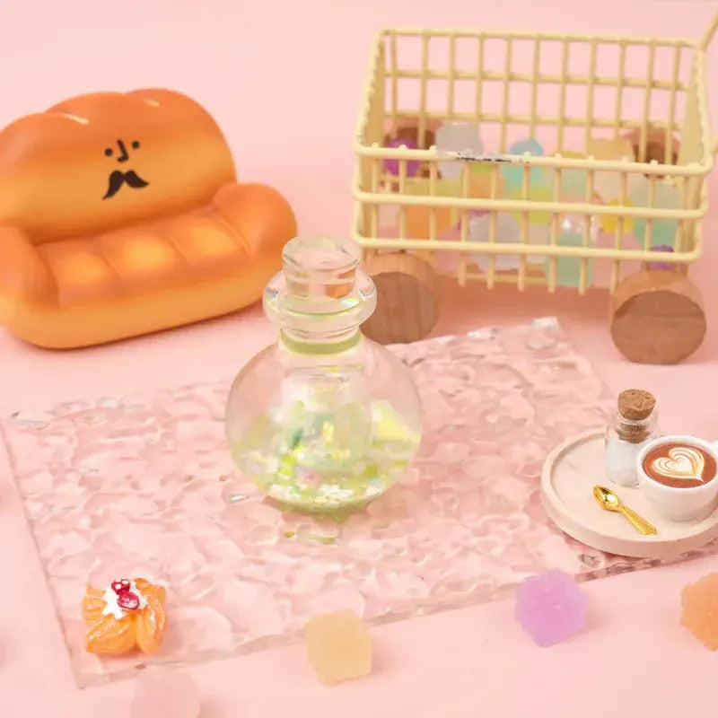 Pawtoto Aurora Clear Wishing Bottle Squishy Toy Handmade Food Grade Silicon Creamy Clay Feel Soft Quick Rebound