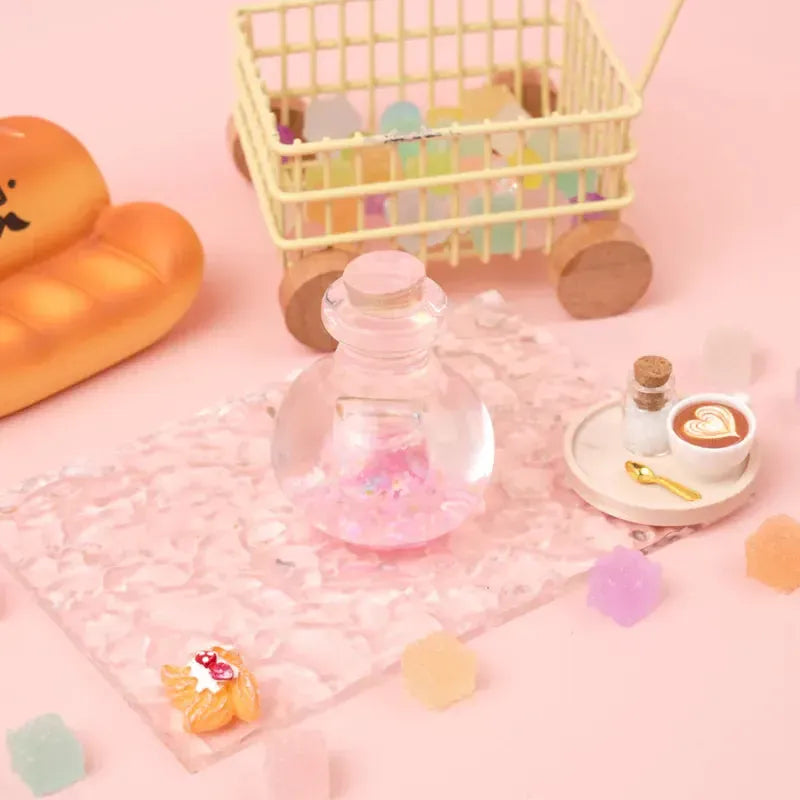 Pawtoto Aurora Clear Wishing Bottle Squishy Toy Handmade Food Grade Silicon Creamy Clay Feel Soft Quick Rebound