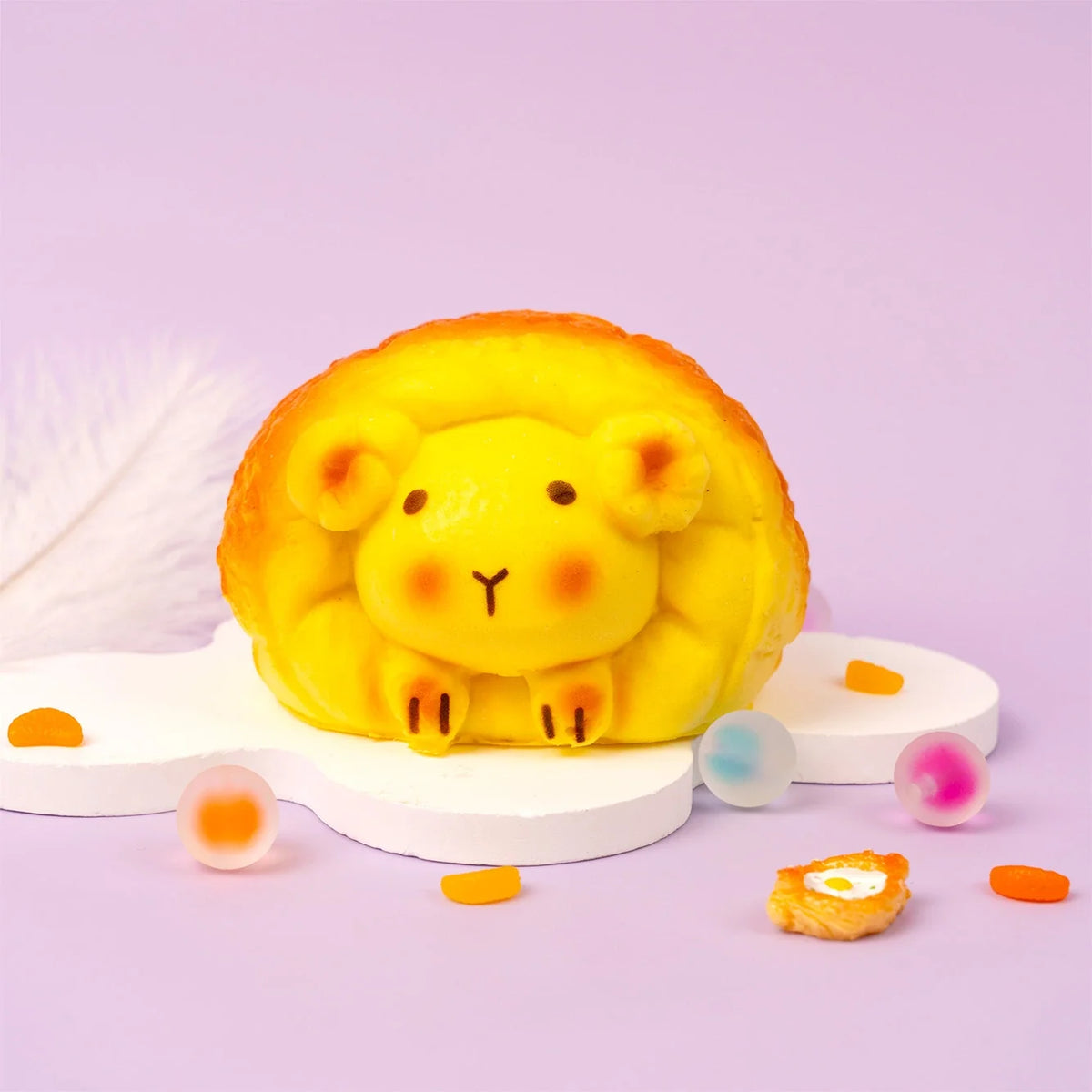 Pawtoto Joyful PU Squishy Series Handmade Food-Safe PUFoam Creamy Soft Texture Slow Rebound Stress Relief Toy
