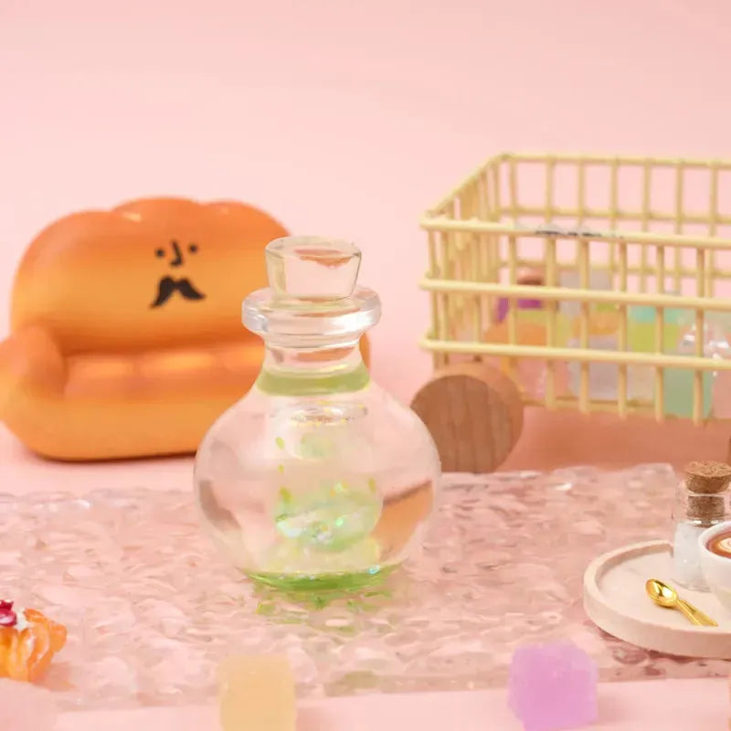 Pawtoto Aurora Clear Wishing Bottle Squishy Toy Handmade Food Grade Silicon Creamy Clay Feel Soft Quick Rebound