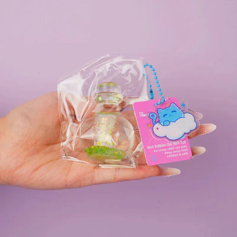 Pawtoto Aurora Clear Wishing Bottle Squishy Toy Handmade Food Grade Silicon Creamy Clay Feel Soft Quick Rebound