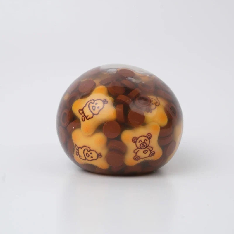 Pawtoto Choco Puppy Ball Squishy Toy Handmade Food Grade Silicon Creamy Clay Feel Soft Quick Rebound