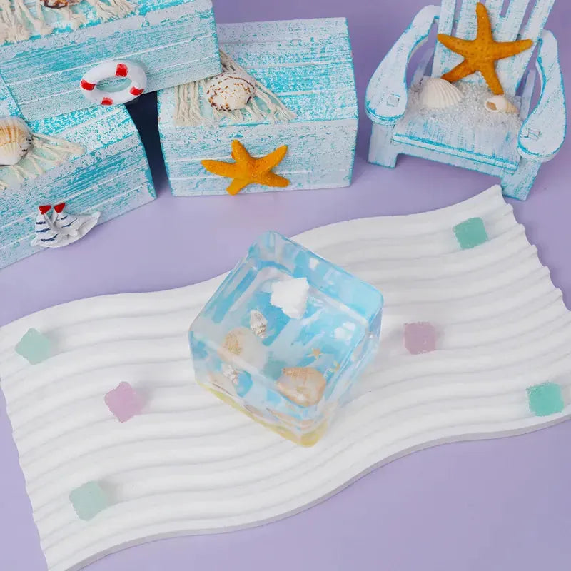 Pawtoto Beach Bliss Squishy Toy Handmade Food Grade Silicon Water Feel Firm Medium Rebound