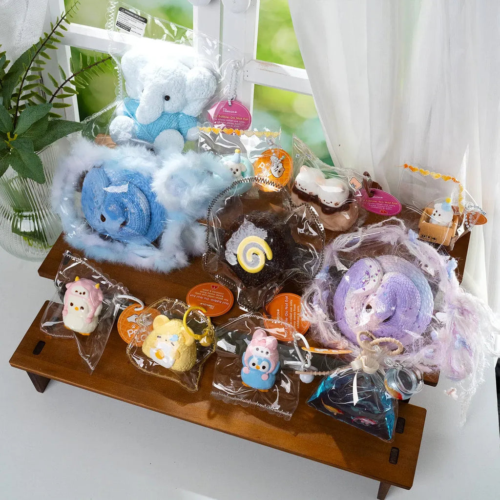 Pawtoto Random Style Squishy Toys Handmade Food Grade Silicon Creamy Clay Feel Soft Quick Rebound
