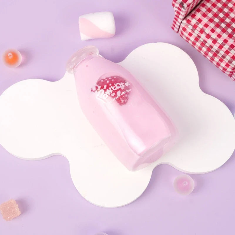 Pawtoto Liquid Glitter Bottle Squishy Toy Handmade Food Grade Silicon Creamy Clay Feel Soft Quick Rebound