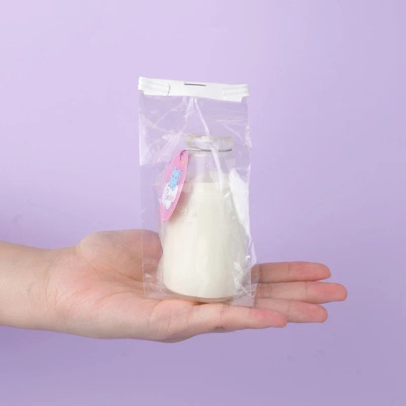 Pawtoto Liquid Glitter Bottle Squishy Toy Handmade Food Grade Silicon Creamy Clay Feel Soft Quick Rebound