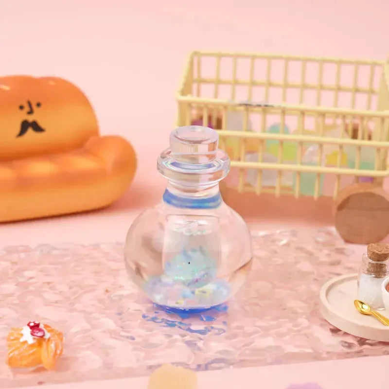 Pawtoto Aurora Clear Wishing Bottle Squishy Toy Handmade Food Grade Silicon Creamy Clay Feel Soft Quick Rebound