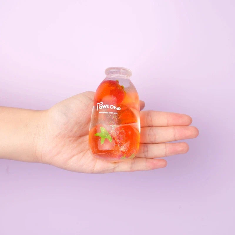 Pawtoto Jelly Glass Bottle Sensory Toy, Stress Relief Toy, Fidget Toy, Creative Activity Gift for Teens & Adults