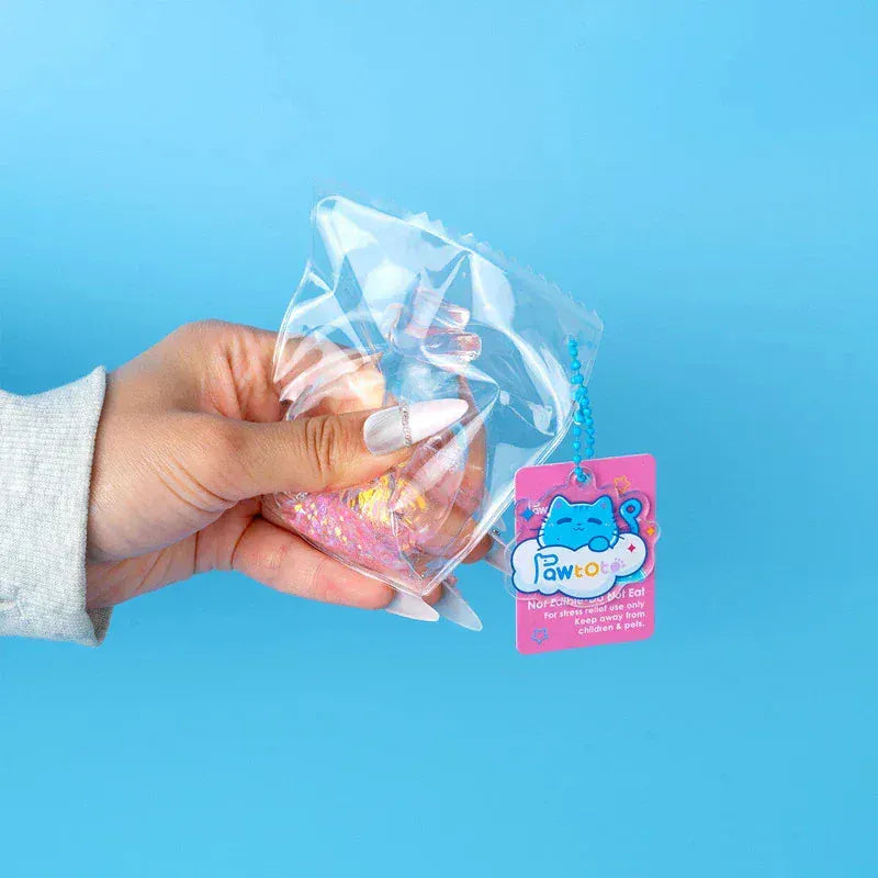 Pawtoto Aurora Clear Wishing Bottle Squishy Toy Handmade Food Grade Silicon Creamy Clay Feel Soft Quick Rebound