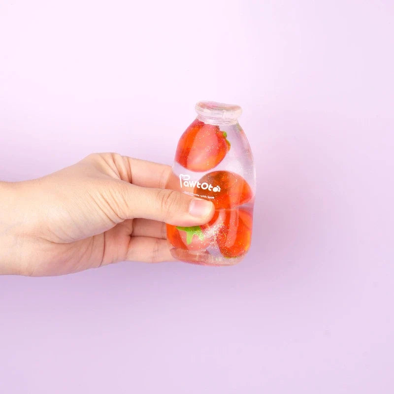 Pawtoto Jelly Glass Bottle Sensory Toy, Stress Relief Toy, Fidget Toy, Creative Activity Gift for Teens & Adults