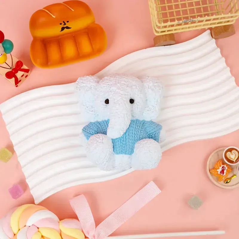 Pawtoto Cute Animals Squishy Toy Handmade Food Grade Silicon Creamy Clay Feel Medium Soft Medium Rebound