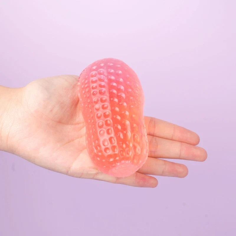 Pawtoto Peanut Slush/Crunchy Gel/Silent Series Sensory Toy, Stress Relief Toy, Fidget Toy, Creative Activity Gift for Teens & Adults