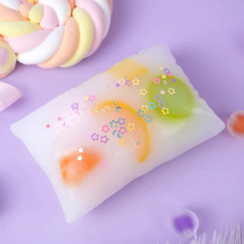 Pawtoto Rainbow Pillow Stress Relief Toys Squishy Stressball