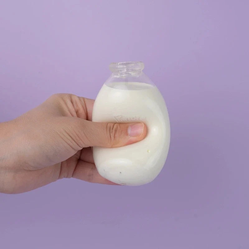 Pawtoto Liquid Glitter Bottle Squishy Toy Handmade Food Grade Silicon Creamy Clay Feel Soft Quick Rebound