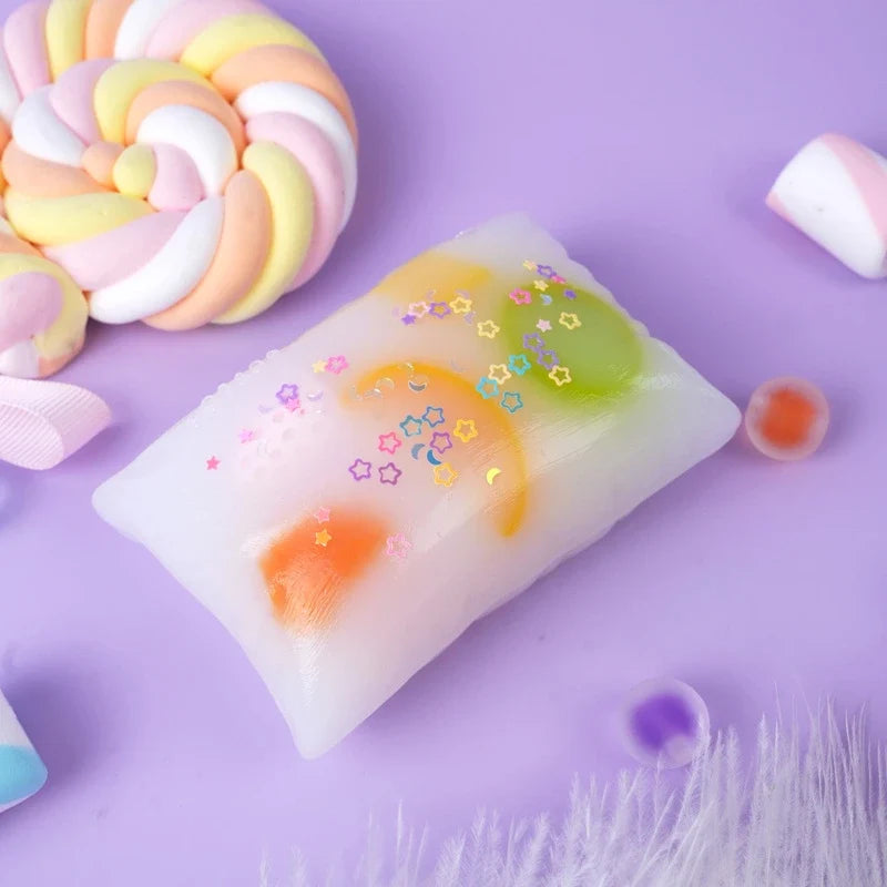 Pawtoto Rainbow Pillow Stress Relief Toys Squishy Stressball