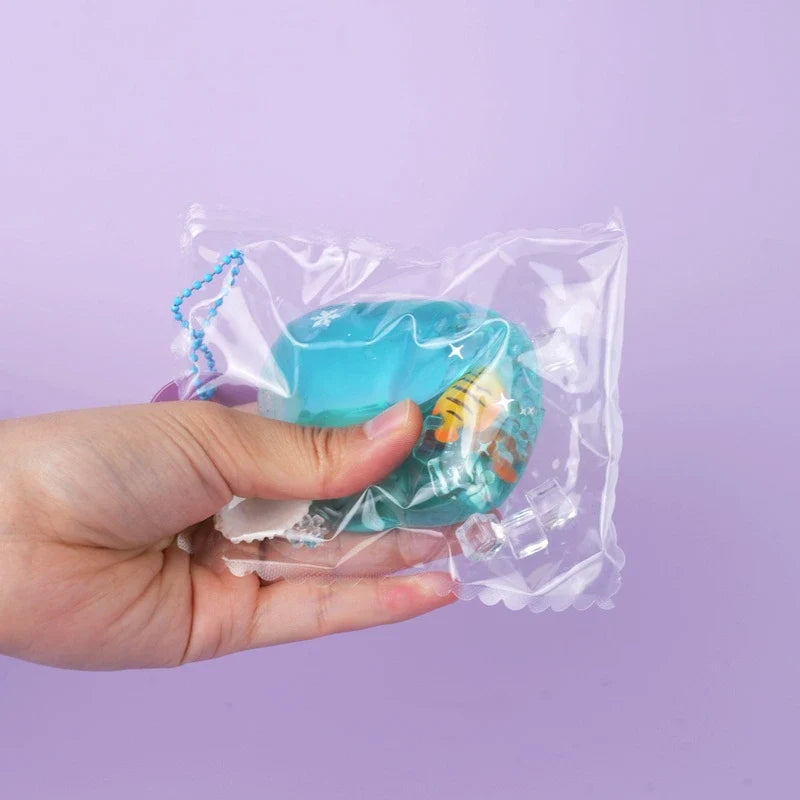 Pawtoto Arctic Square Bubble Ball Squishy Toy Handmade  Creamy Clay Feel Soft Quick Rebound