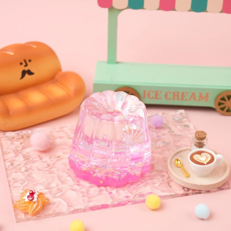 Pawtoto Aurora Canelé Squishy Toy Handmade Food Grade Silicon Creamy Clay Feel Soft Quick Rebound