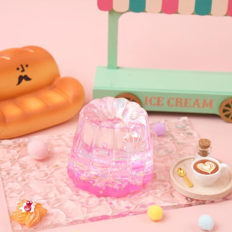 Pawtoto Aurora Canelé Squishy Toy Handmade Food Grade Silicon Creamy Clay Feel Soft Quick Rebound