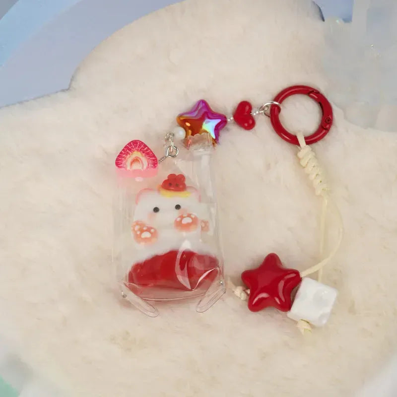 Pawtoto Mini Cutie Cat Charm Food Grade Silicon Creamy Clay Feel Soft Quick Rebound