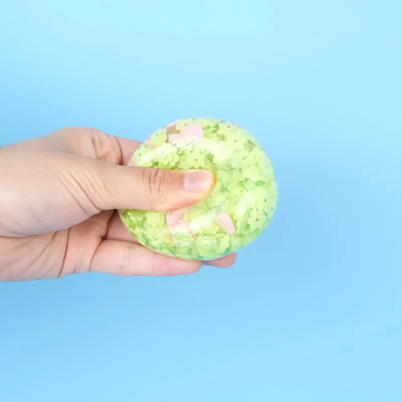 Pawtoto Spring Bloom Ball Squishy Toy Handmade Food Grade Silicon Creamy Clay Feel Soft Quick Rebound