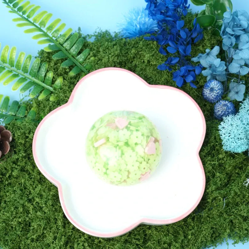 Pawtoto Spring Bloom Ball Squishy Toy Handmade Food Grade Silicon Creamy Clay Feel Soft Quick Rebound