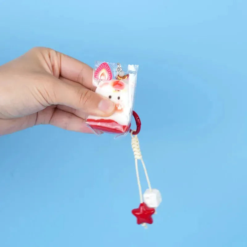Pawtoto Mini Cutie Cat Charm Food Grade Silicon Creamy Clay Feel Soft Quick Rebound