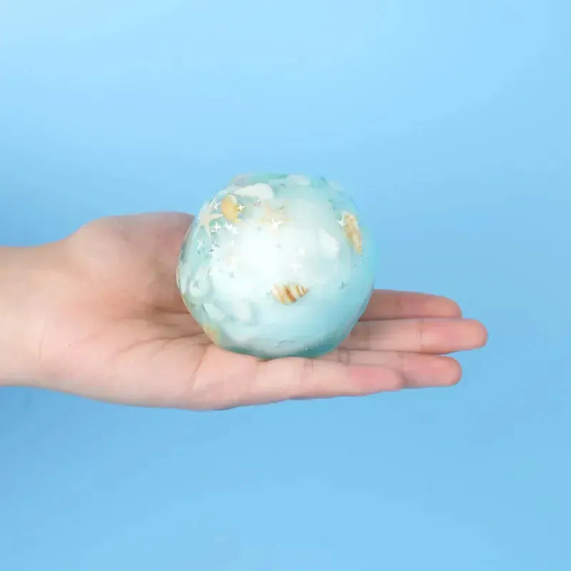 Pawtoto Pelagic Glacier Ball (Fragile & Short-lived) Squishy Toy Handmade Food Grade Silicon Creamy Clay Feel Soft Quick Rebound