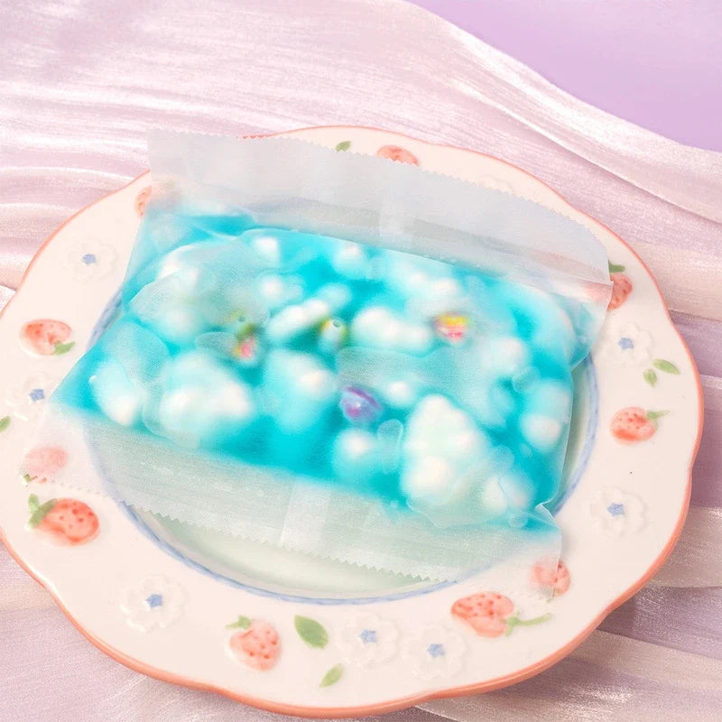 Pawtoto Squishy Bag Series Squishy Toy Handmade Food Grade Silicon Creamy Clay Feel Soft Quick Rebound