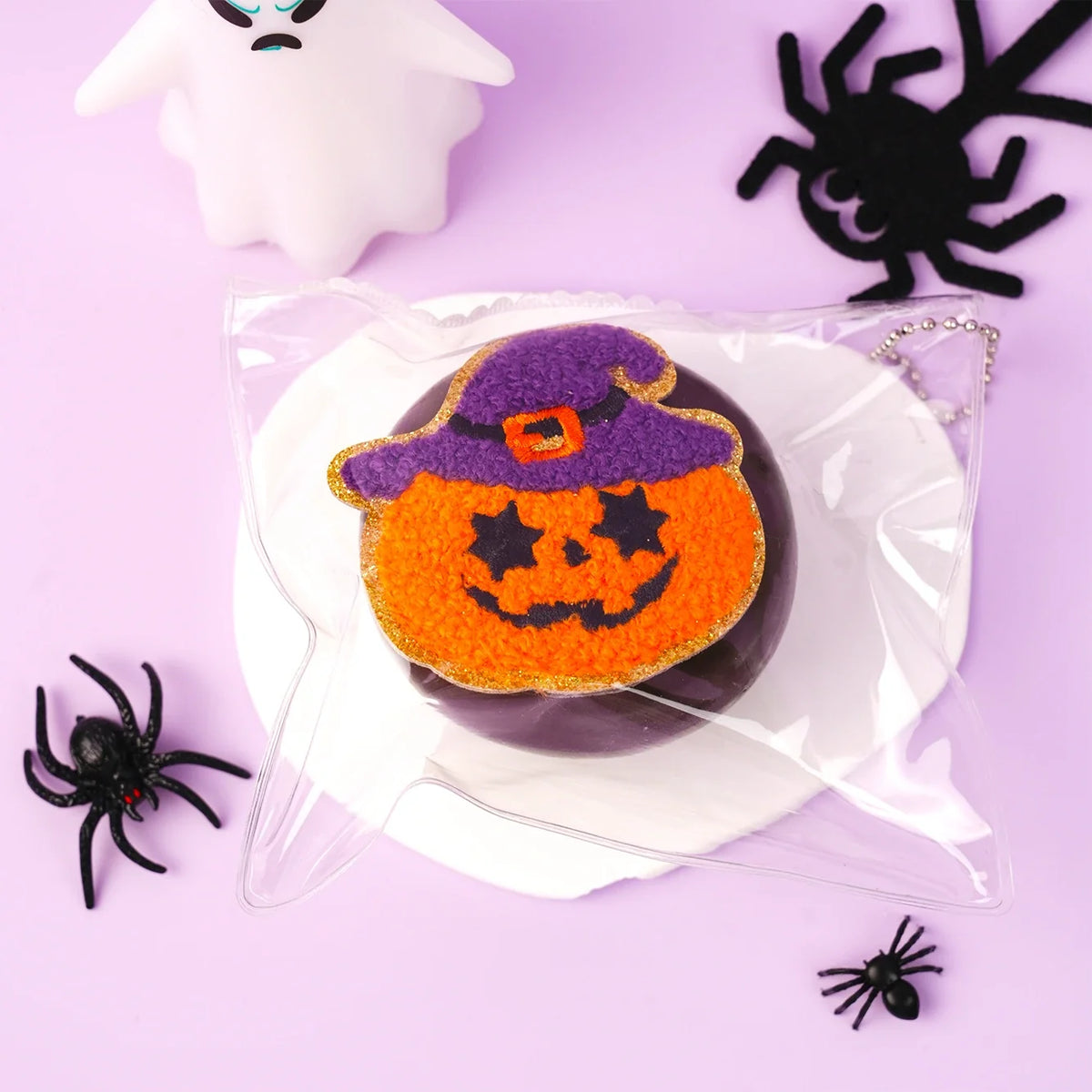 Pawtoto Halloween Chocolate Ball (Pumpkin Charm) Stress Relief Toys Squishy Stressball
