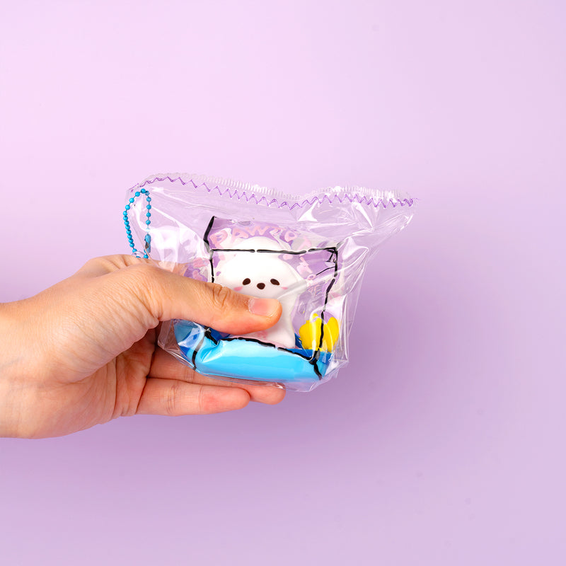 Pawtoto Outline Puppy Scenery Squishy Toy Handmade Food Grade Silicon Creamy Clay Feel Soft Quick Rebound