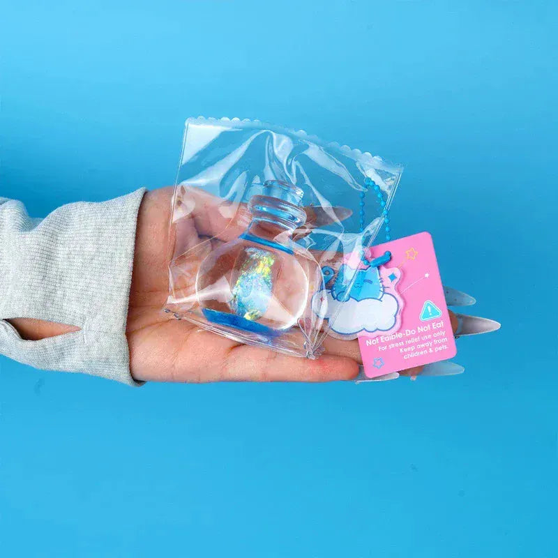 Pawtoto Aurora Clear Wishing Bottle Squishy Toy Handmade Food Grade Silicon Creamy Clay Feel Soft Quick Rebound