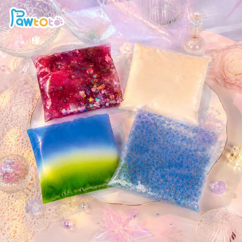 Pawtoto Square Squishy Bag Stress Relief Toys Squishy Stressball