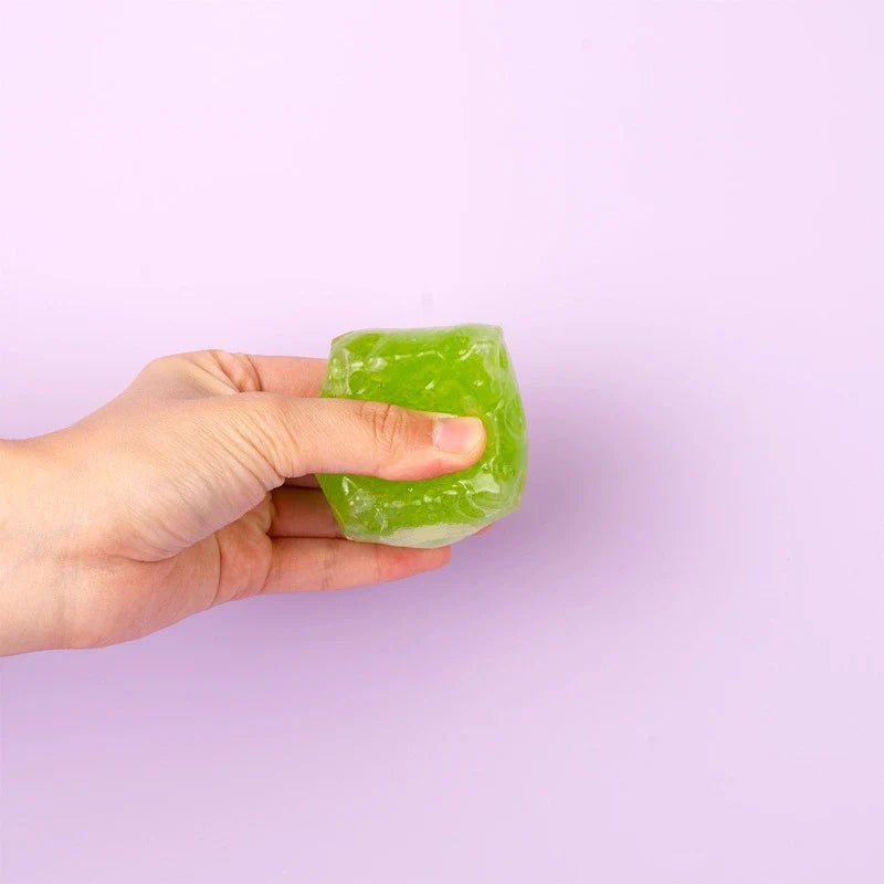 Pawtoto Mini Cheese Slush/Crunchy Gel/Silent Sensory Toy, Stress Relief Toy, Fidget Toy, Creative Activity Gift for Teens & Adults