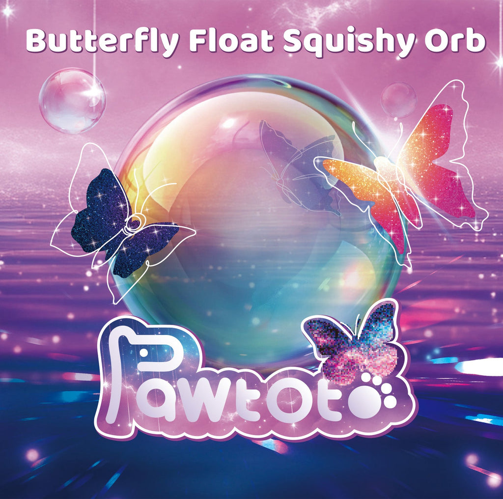Pawtoto Blind Box Butterfly Float Squishy Orb Squishy Toy Handmade  Creamy Clay Feel Soft Quick Rebound