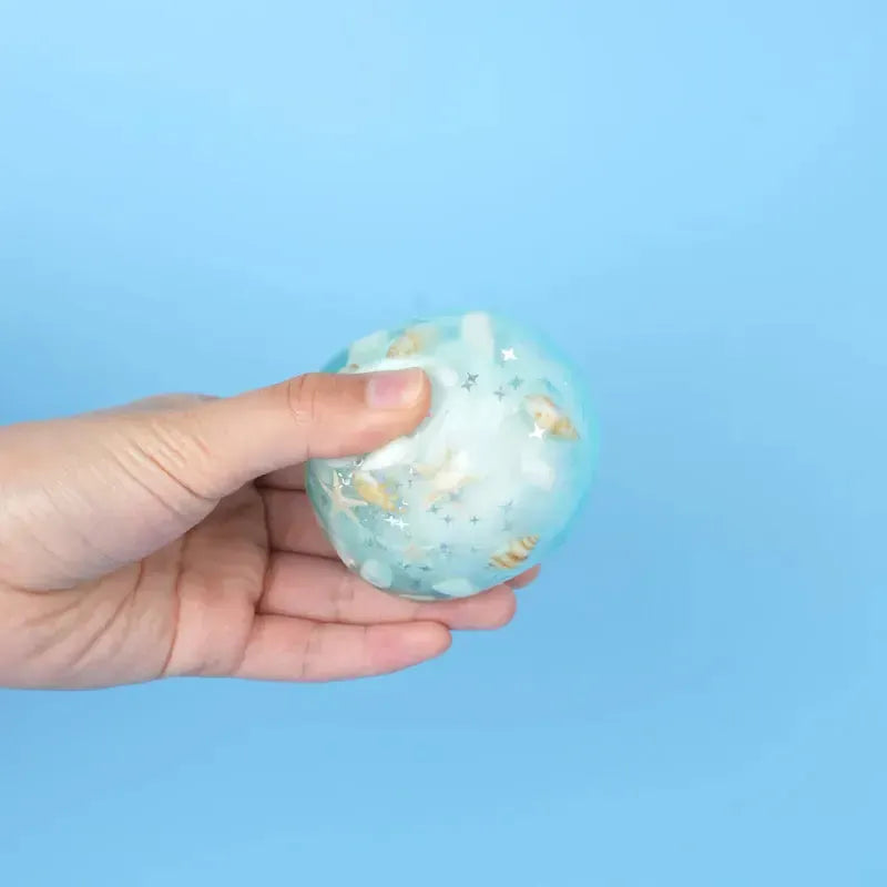 Pawtoto Pelagic Glacier Ball (Fragile & Short-lived) Squishy Toy Handmade Food Grade Silicon Creamy Clay Feel Soft Quick Rebound